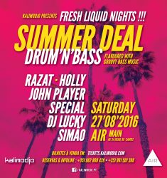 LAST SUMMER DEAL – FRESH LIQUID NIGHTS – 27.08.2016